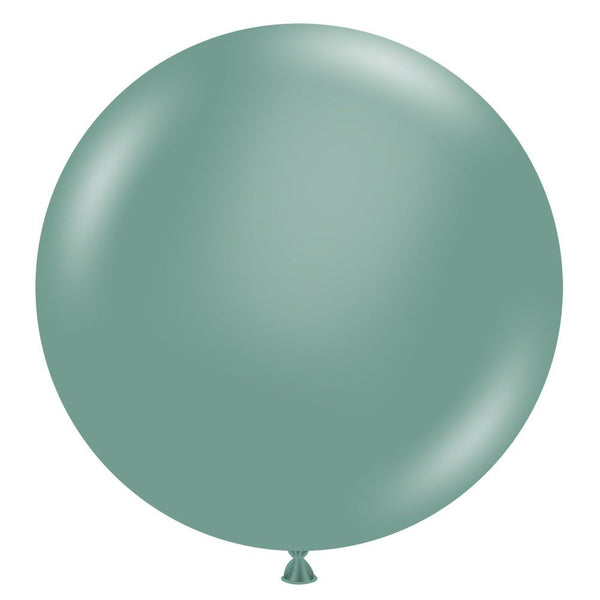 17 inch TUFTEX WILLOW GREEN - LA Balloons