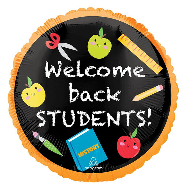 17 inch WELCOME BACK STUDENTS - LA Balloons