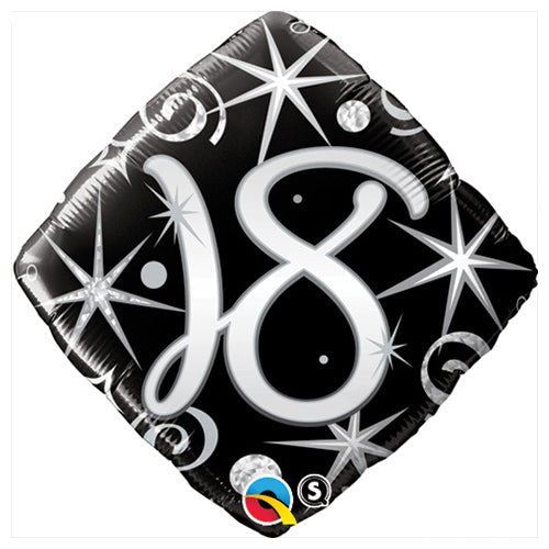 18 inch 18 ELEGANT SPARKLES & SWIRLS - LA Balloons