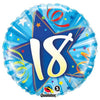 18 inch 18 SHINING STAR - BRIGHT BLUE - LA Balloons