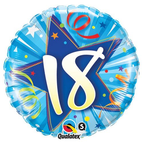 18 inch 18 SHINING STAR - BRIGHT BLUE