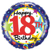 18 inch 18TH BIRTHDAY STARS - LA Balloons