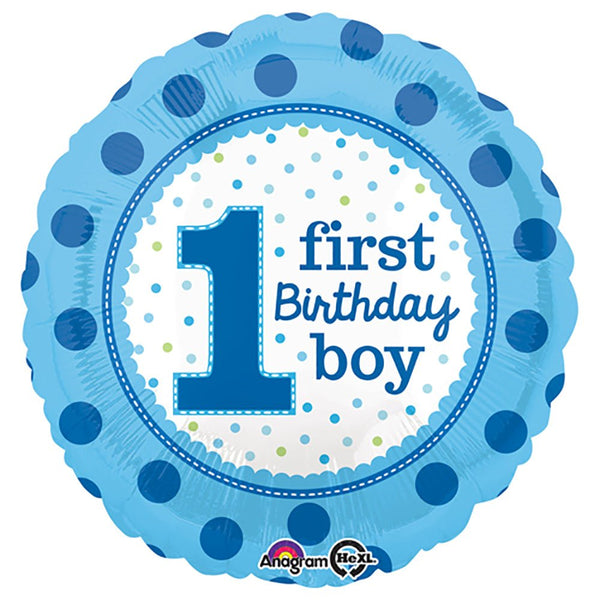 18 inch 1ST BIRTHDAY BOY - LA Balloons