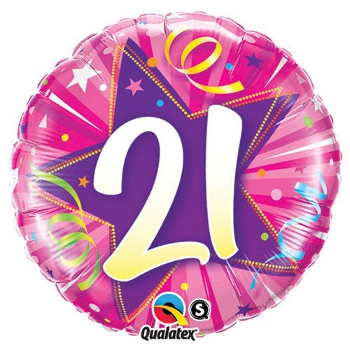 18 inch 21 SHINING STAR - HOT PINK