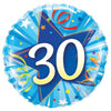 18 inch 30 SHINING STAR BRIGHT BLUE - LA Balloons