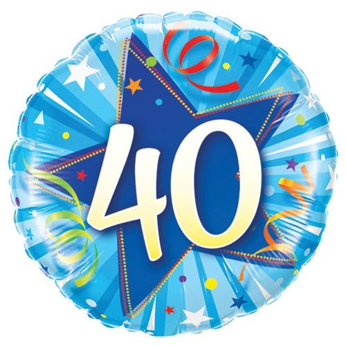 18 inch 40 SHINING STAR BRIGHT BLUE - LA Balloons