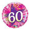 18 inch 60 SHINING STAR - HOT PINK - LA Balloons