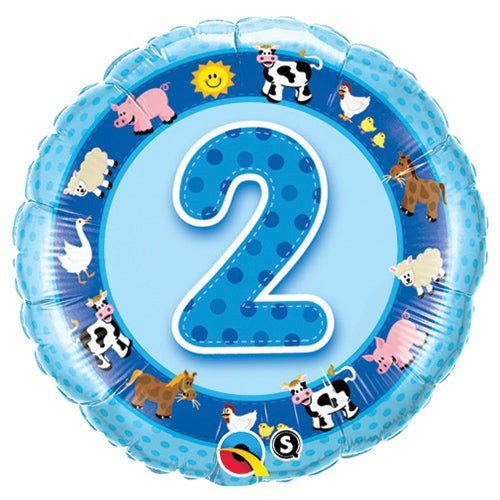 18 inch AGE 2 BLUE FARM ANIMALS