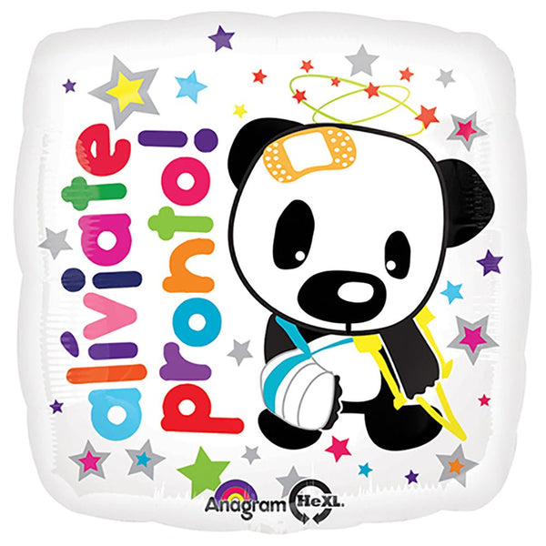 18 inch ALIVIATE PRONTO PANDA BEAR - LA Balloons