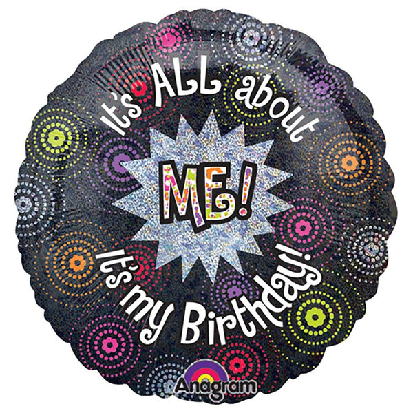 18 inch ALL ABOUT ME BIRTHDAY - LA Balloons
