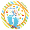 18 inch BABY FEET BOY - LA Balloons