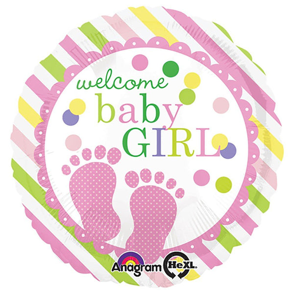 18 inch BABY FEET GIRL - LA Balloons