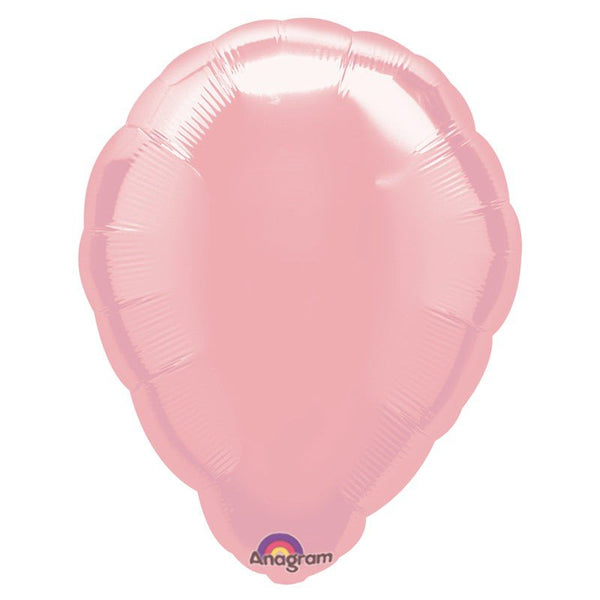 18 inch BALLOON SHAPE - PASTEL PINK - LA Balloons