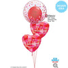 18 inch BE MY VALENTINE GEOMETRIC - LA Balloons