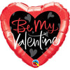 18 inch BE MY VALENTINE SCRIPT - LA Balloons