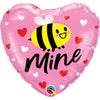 18 inch BEE MINE HEARTS - LA Balloons