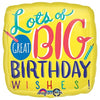 18 inch BIG BIRTHDAY WISHES - LA Balloons
