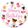 18 inch BIRTHDAY BALLERINAS - LA Balloons