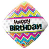 18 inch BIRTHDAY CHEVRON PATTERNS - LA Balloons