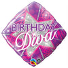 18 inch BIRTHDAY DIVA - LA Balloons
