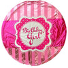 18 inch BIRTHDAY GIRL PINK STRIPES - LA Balloons