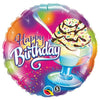 18 inch BIRTHDAY ICE CREAM SUNDAE - LA Balloons