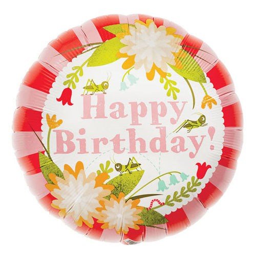 18 inch BIRTHDAY MOD FLORAL