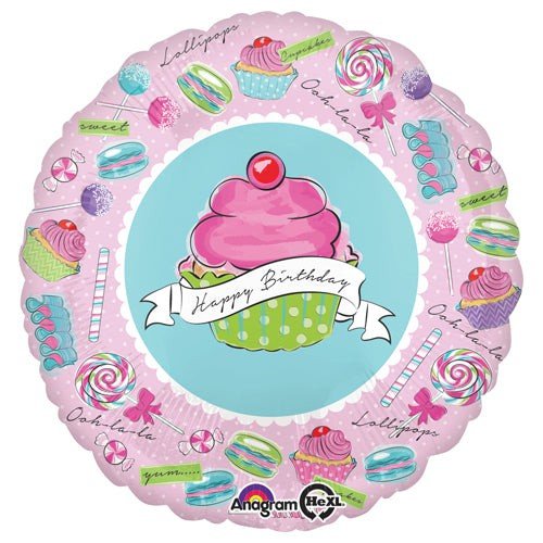 18 inch BIRTHDAY SWEETS - LA Balloons