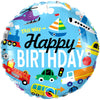 18 inch BIRTHDAY TRANSPORTATION - LA Balloons