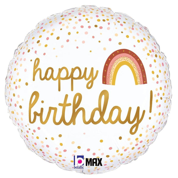 18 inch BOHO BIRTHDAY - LA Balloons