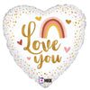 18 inch BOHO LOVE YOU - LA Balloons