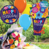 18 inch BOLD BLOOMS BIRTHDAY - LA Balloons
