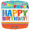 18 inch BRIGHT & BOLD HAPPY BIRTHDAY - LA Balloons