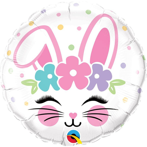 18 inch BUNNY FACE - LA Balloons