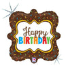 18 inch CHOCOLATE SPRINKLES BIRTHDAY - LA Balloons