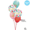 18 inch CHRISTMAS DOTS & ORNAMENTS - LA Balloons