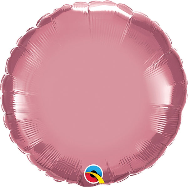 18 inch CIRCLE - CHROME MAUVE - LA Balloons