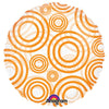 18 inch CIRCLE - CIRCLES ORANGE - LA Balloons