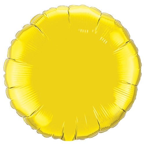 18 inch CIRCLE - CITRINE YELLOW - LA Balloons