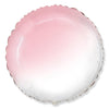 18 inch CIRCLE - GRADIENT BABY PINK - LA Balloons