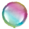 18 inch CIRCLE - GRADIENT PASTEL - LA Balloons