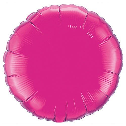 18 inch CIRCLE - MAGENTA - LA Balloons