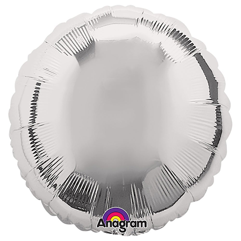 18 inch CIRCLE - METALLIC SILVER