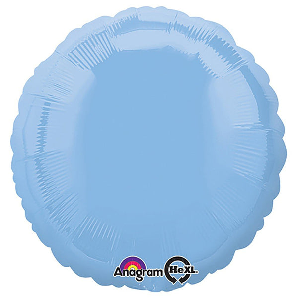 18 inch CIRCLE - PASTEL BLUE - LA Balloons