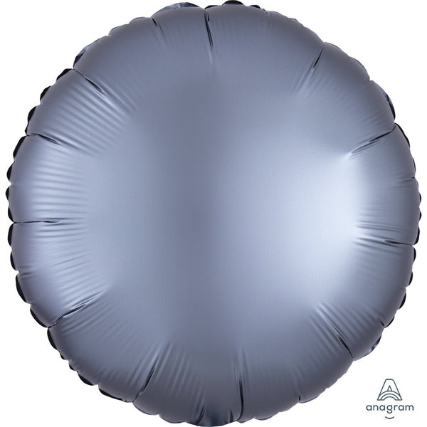 18 inch CIRCLE - SATIN LUXE GRAPHITE - LA Balloons