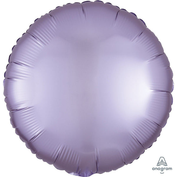18 inch CIRCLE - SATIN LUXE PASTEL LILAC - LA Balloons