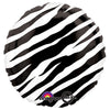 18 inch CIRCLE - ZEBRA - LA Balloons