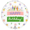 18 inch CLEARZ - HAPPY BIRTHDAY CAKE SLICE - LA Balloons