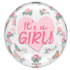 18 inch CLEARZ - IT'S A GIRL FLORAL - LA Balloons