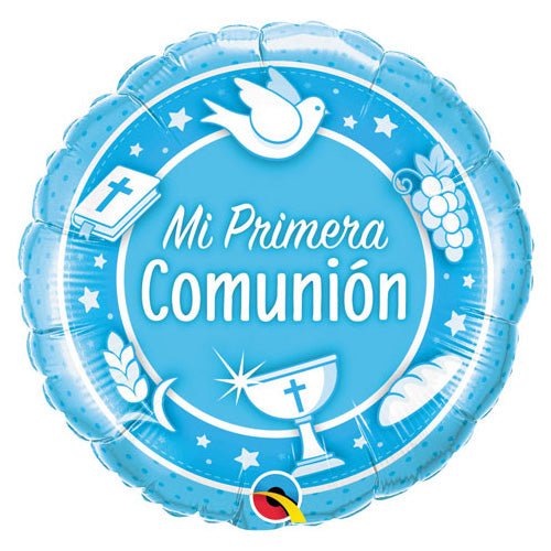 18 inch COMUNION AZUL - LA Balloons